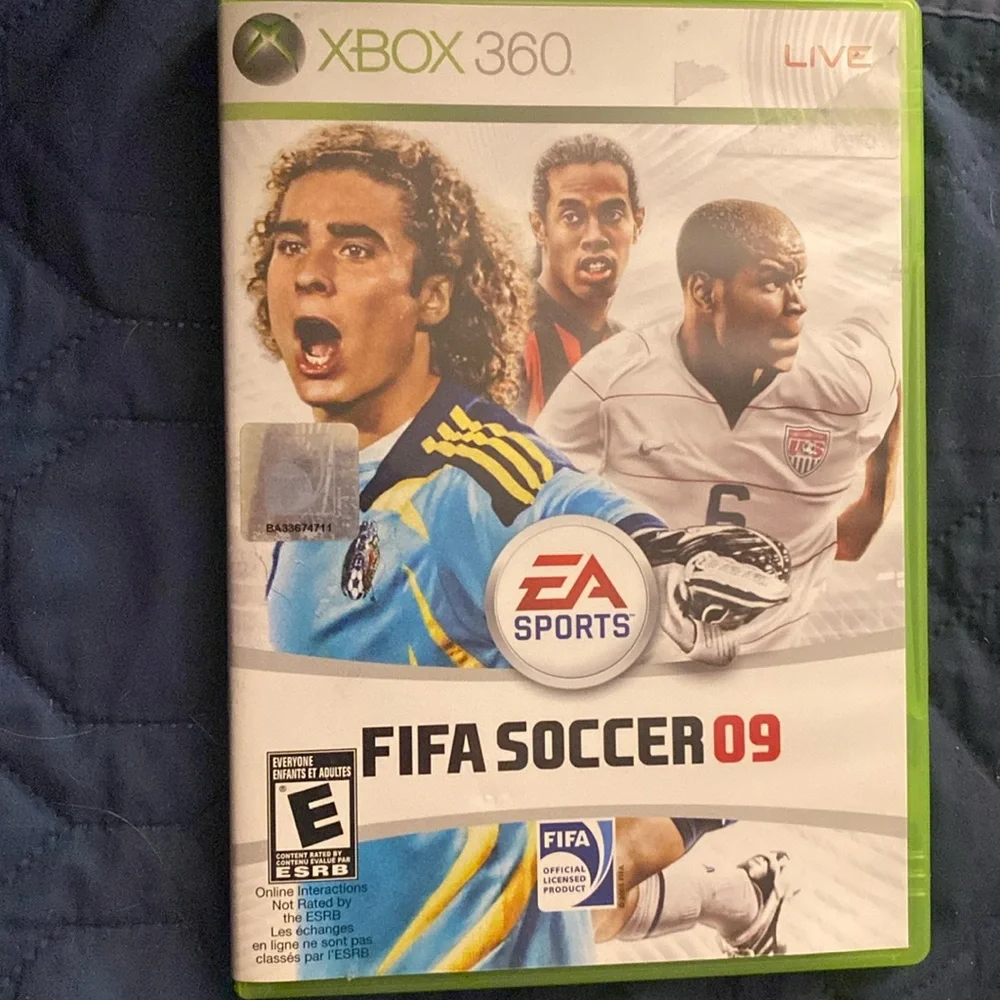 FIFA Soccer 2009 EA Sports Xbox 360 Video Game EUC